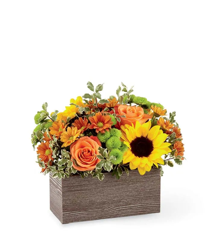 Butterscotch Blossoms Basket